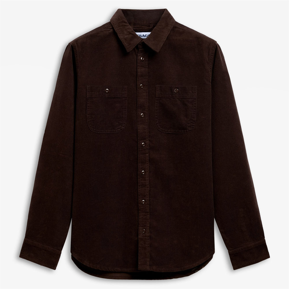 Brown Unisex Corduroy Overshirt