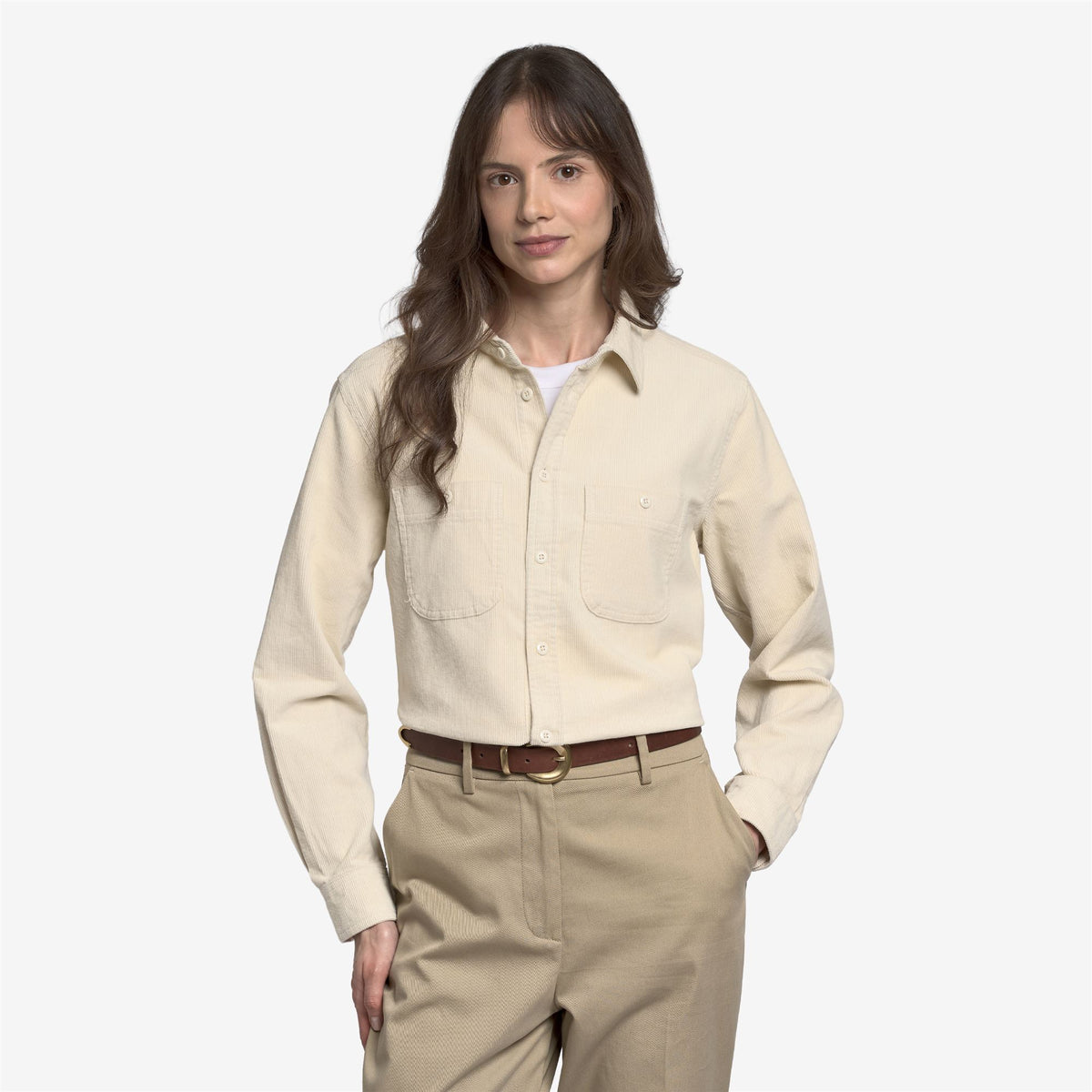 Overshirts_Unisex_LEEWORD_Overshirts_White Natural - Commercial 7