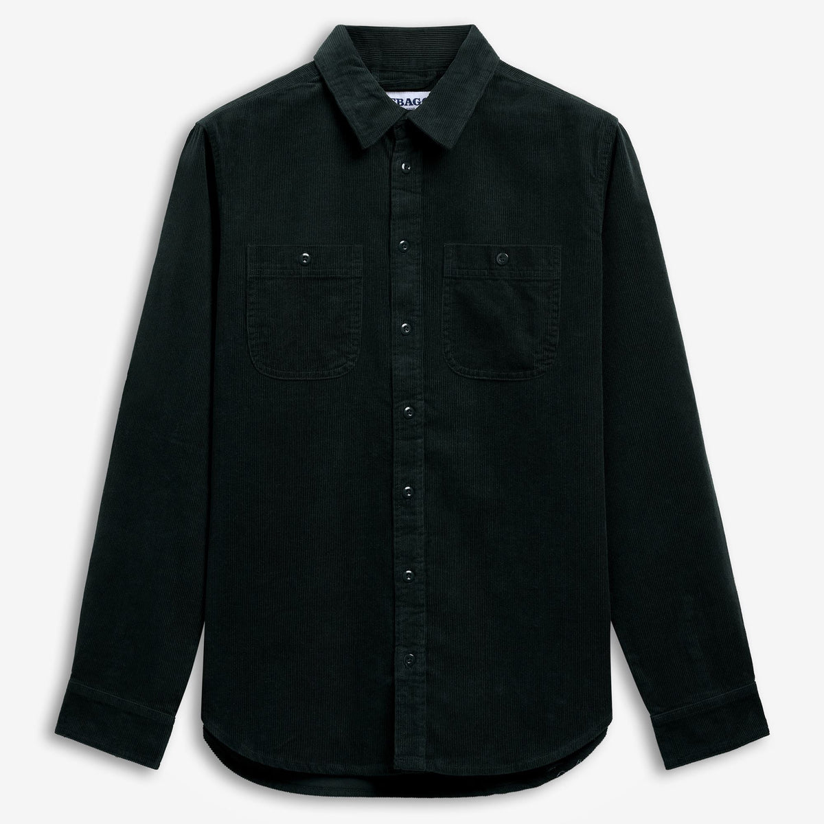 Grüner Unisex-Cord-Overshirt