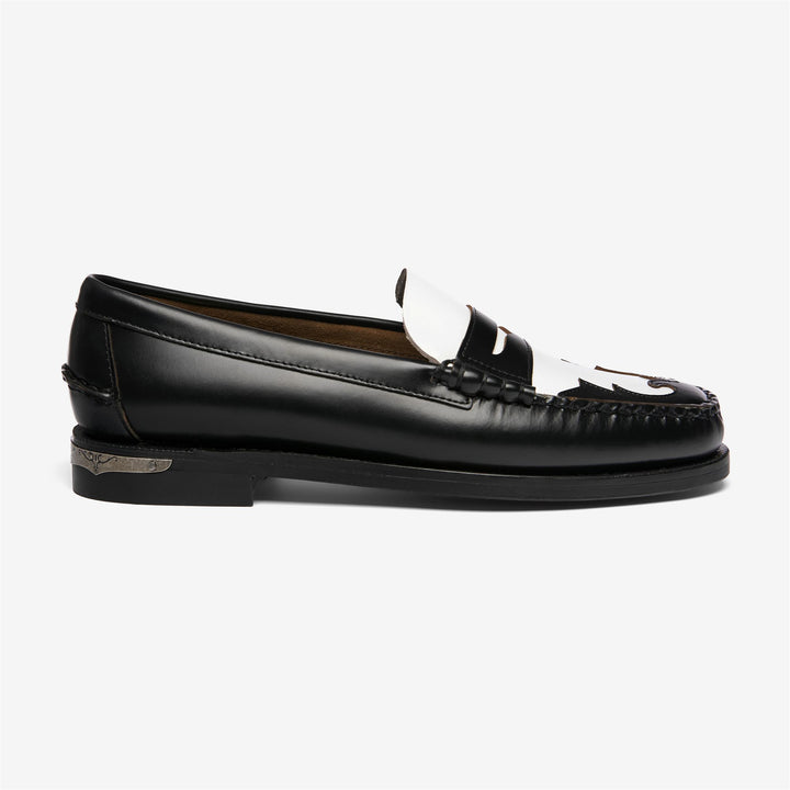 DAN SCARABEO - Moc - Moccasin - Man - Black-White-Black-White 1