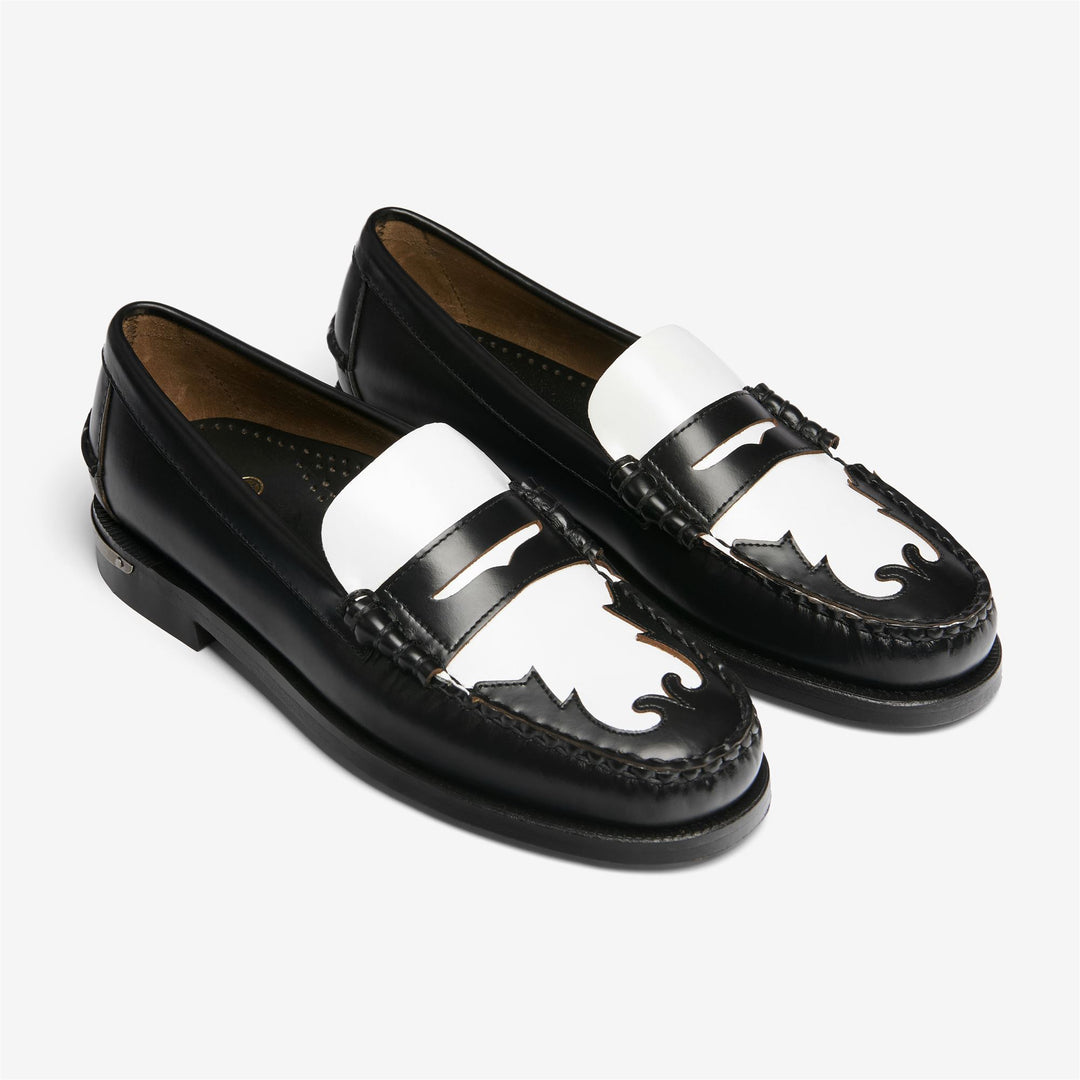 DAN SCARABEO - Moc - Moccasin - Man - Black-White-Black-White main