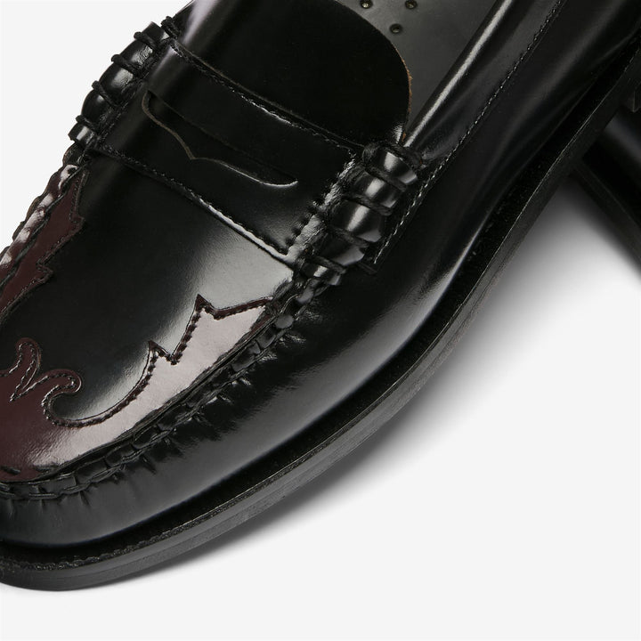 DAN SCARABEO - Moc - Mocasín - Hombre - BLACK-BURGUNDY 6