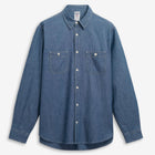 SHEETBEND CHAMBRAY - Shirts - Casual - Unisex - Blue Indigo