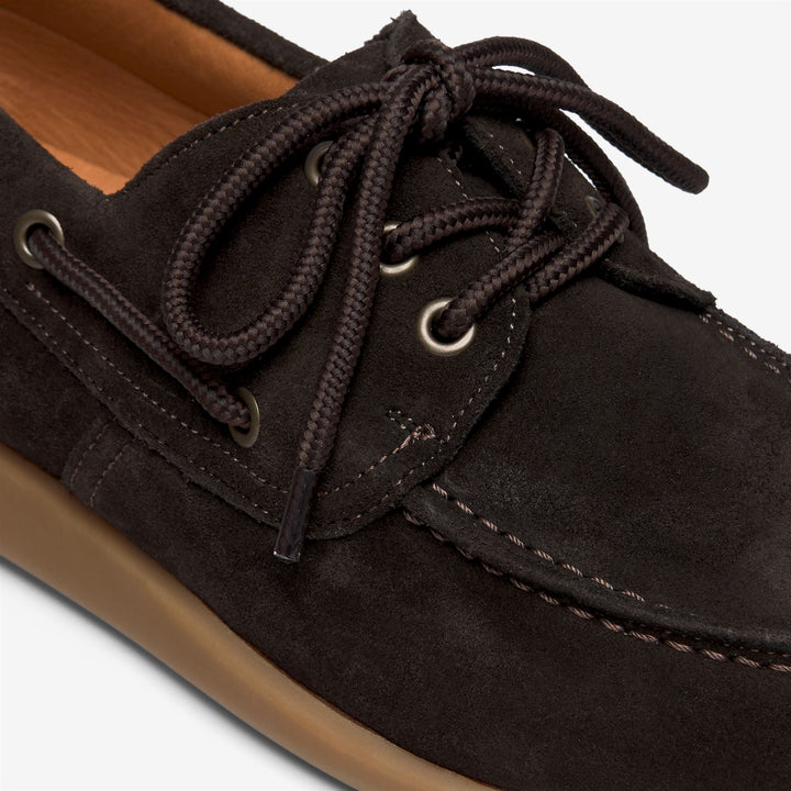 GARY JOBSON SUEDE - Docksides - Mocassin - Homme - Black Coffee 6