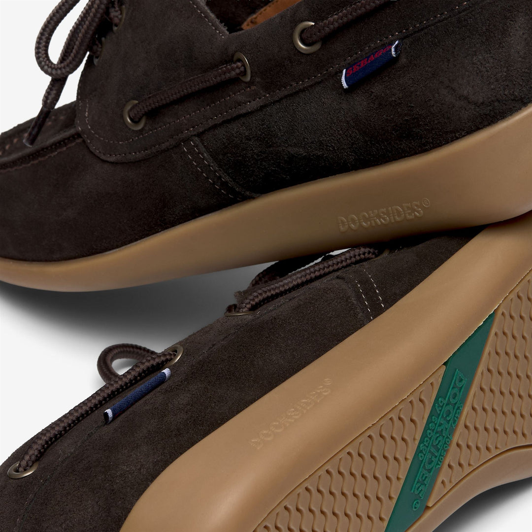 GARY JOBSON SUEDE - Docksides - Mocassin - Homme - Black Coffee main