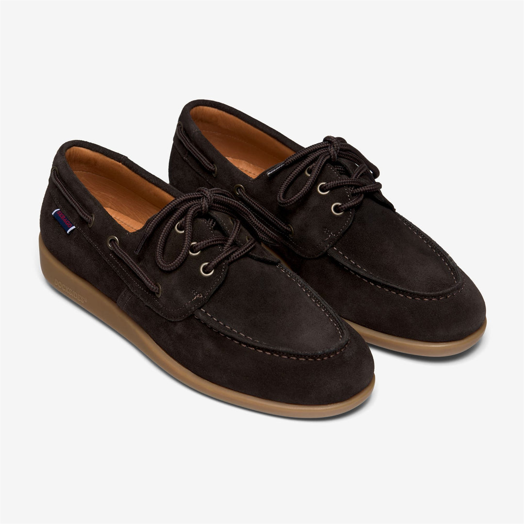 GARY JOBSON SUEDE - Docksides - Mocassin - Homme - Black Coffee main