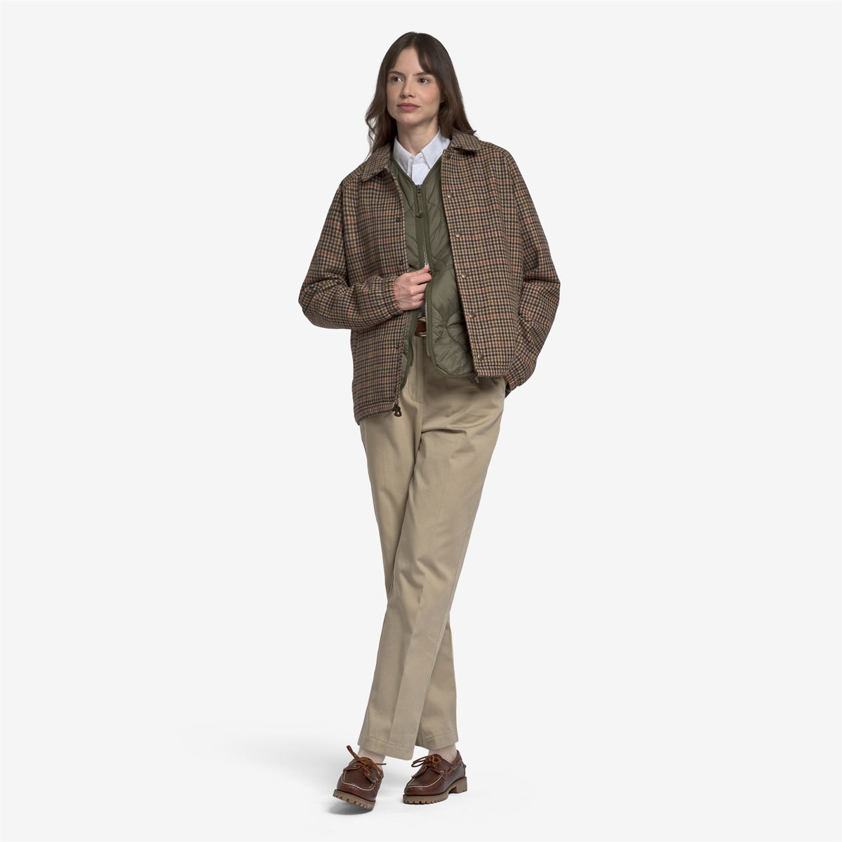 Jackets_Unisex_TENDER PIED DE POULE_Jacket_Beige-Blue-Green-Brown - Commercial 6