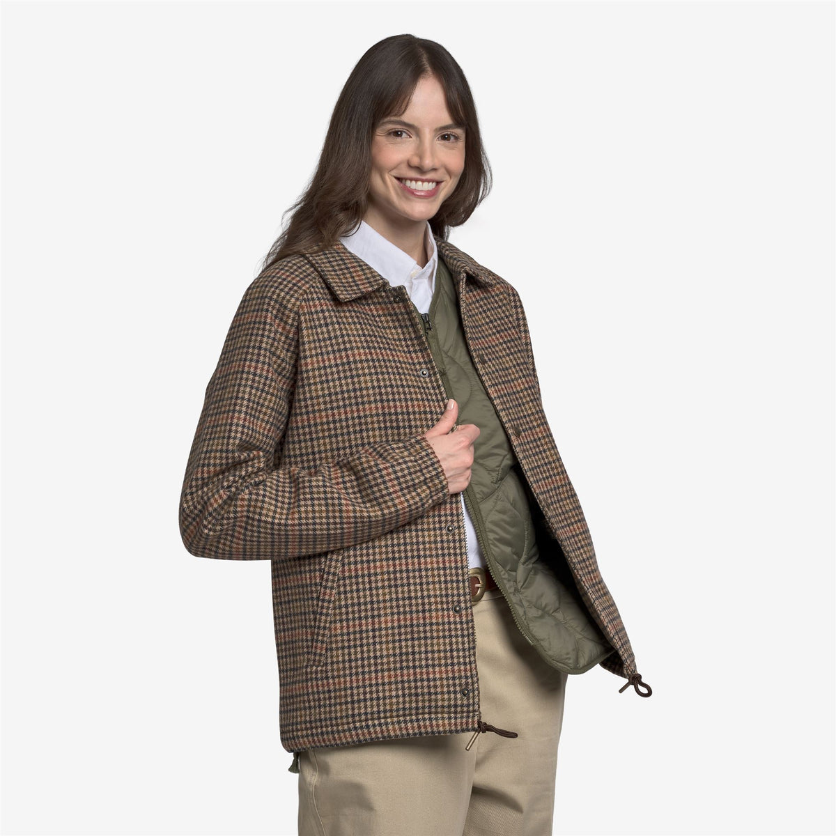 Jackets_Unisex_TENDER PIED DE POULE_Jacket_Beige-Blue-Green-Brown - Commercial 7