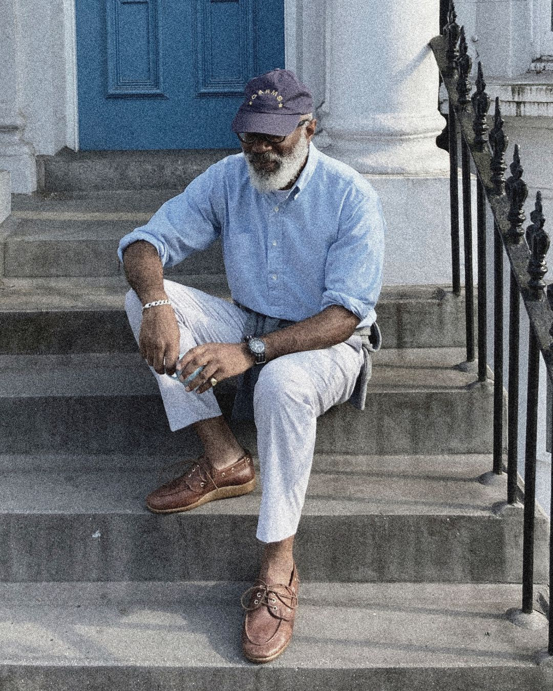 Sebago: The sloping upper and fine moc toe stitching of Miu...