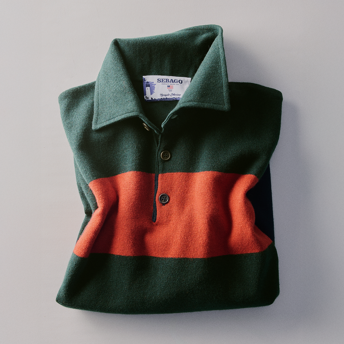 Sebago: Stripes Pattern The Sebago striped collection