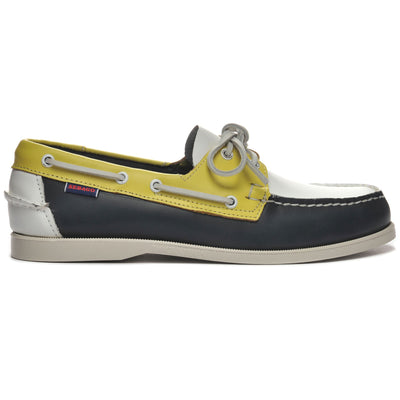 Docksides Man PORTLAND SPINNAKER Mocassin NAVY-YELLOW-WHITE Photo (jpg Rgb)			