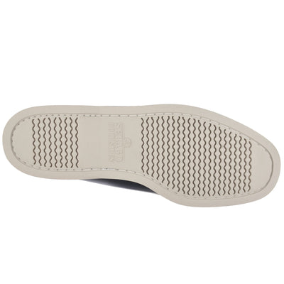 Docksides Man PORTLAND SPINNAKER Mocassin NAVY-YELLOW-WHITE Dressed Front (jpg Rgb)	