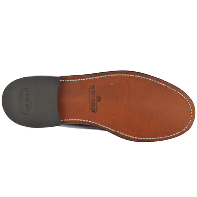 Moc Man CLASSIC DAN Moccasin DK BROWN Dressed Front (jpg Rgb)	