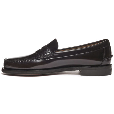 Moc Man CLASSIC DAN Moccasin BROWN BURGUNDY Dressed Side (jpg Rgb)		