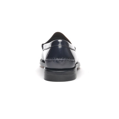 Moc Man CLASSIC DAN Moccasin BLUE NAVY Detail (jpg Rgb)			
