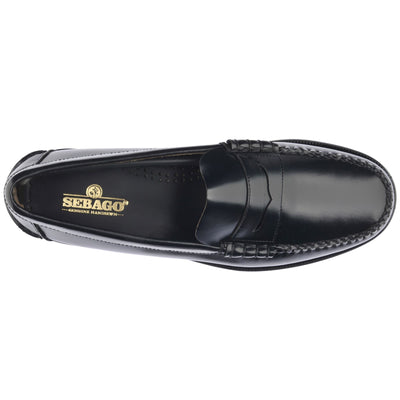 Moc Man CLASSIC DAN Moccasin BLUE NAVY Dressed Back (jpg Rgb)		