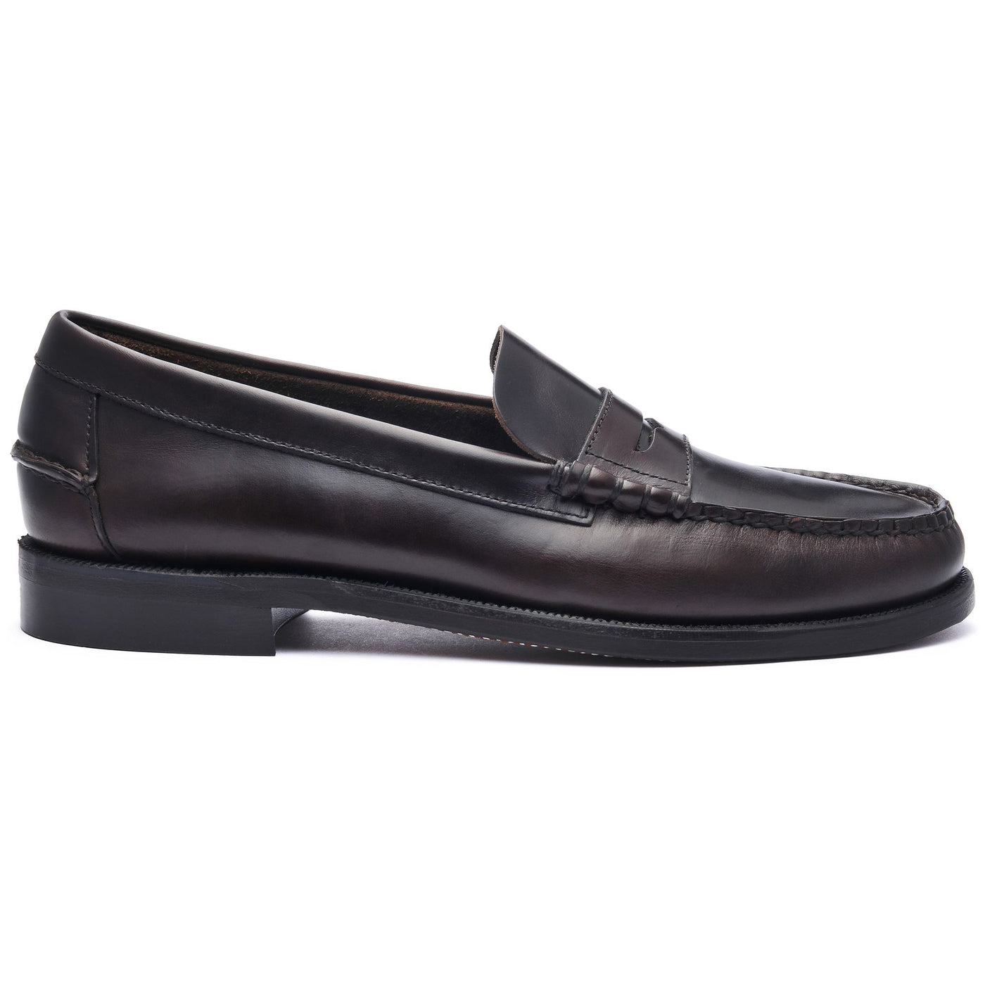 Moc Man CLASSIC DAN WAXY Moccasin DK BROWN Photo (jpg Rgb)			