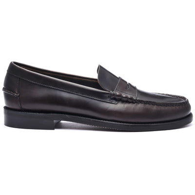 Moc Man CLASSIC DAN WAXY Moccasin DK BROWN Photo (jpg Rgb)			