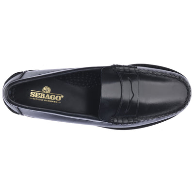 Moc Man CLASSIC DAN WAXY Moccasin BLUE NAVY Dressed Back (jpg Rgb)		