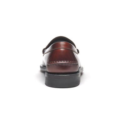 Moc Man CLASSIC DAN WAXY Moccasin BROWN CINNAMON Detail (jpg Rgb)			