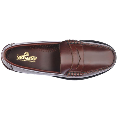 Moc Man CLASSIC DAN WAXY Moccasin BROWN CINNAMON Dressed Back (jpg Rgb)		