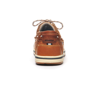 Moc Man TRITON THREE EYELETS FGL Moccasin BROWN COGNAC Detail (jpg Rgb)			