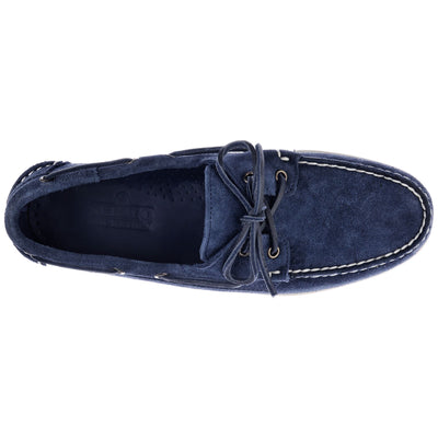 Docksides Woman DOCKSIDES PORTLAND SUEDE WOMAN Mocassin BLUE NAVY Dressed Back (jpg Rgb)		