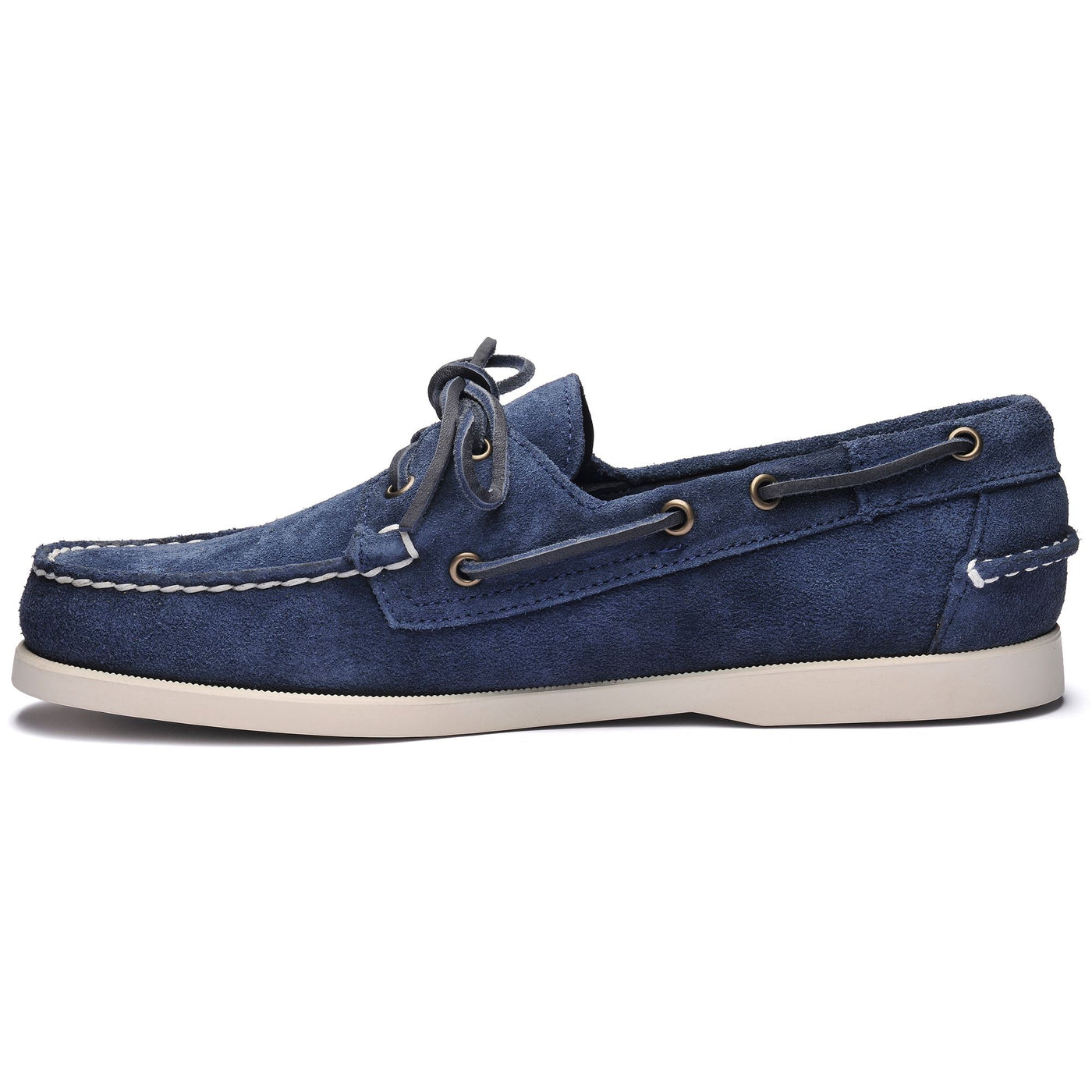 Docksides Woman DOCKSIDES PORTLAND SUEDE WOMAN Mocassin BLUE NAVY Dressed Side (jpg Rgb)		