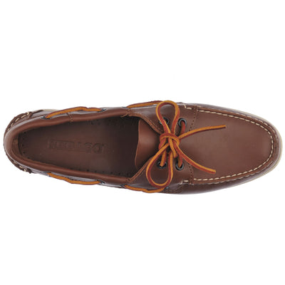 Docksides Woman DOCKSIDES PORTLAND WOMAN Mocassin BROWN Dressed Back (jpg Rgb)		