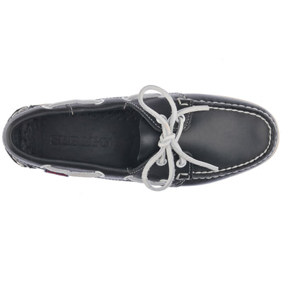 Docksides Woman DOCKSIDES PORTLAND WOMAN Mocassin BLUE NAVY Dressed Back (jpg Rgb)		