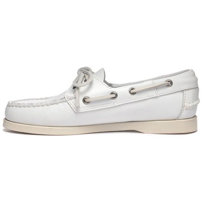 Docksides Woman DOCKSIDES PORTLAND WOMAN Mocassin WHITE Dressed Side (jpg Rgb)		