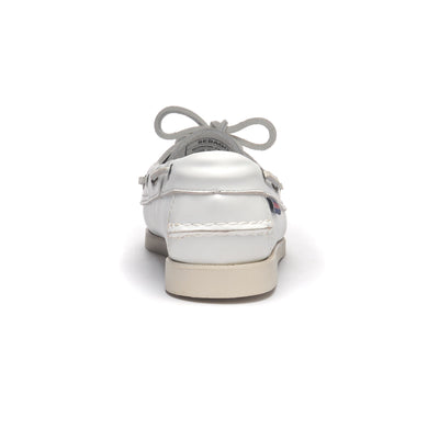 Docksides Woman DOCKSIDES PORTLAND WOMAN Mocassin WHITE Detail (jpg Rgb)			