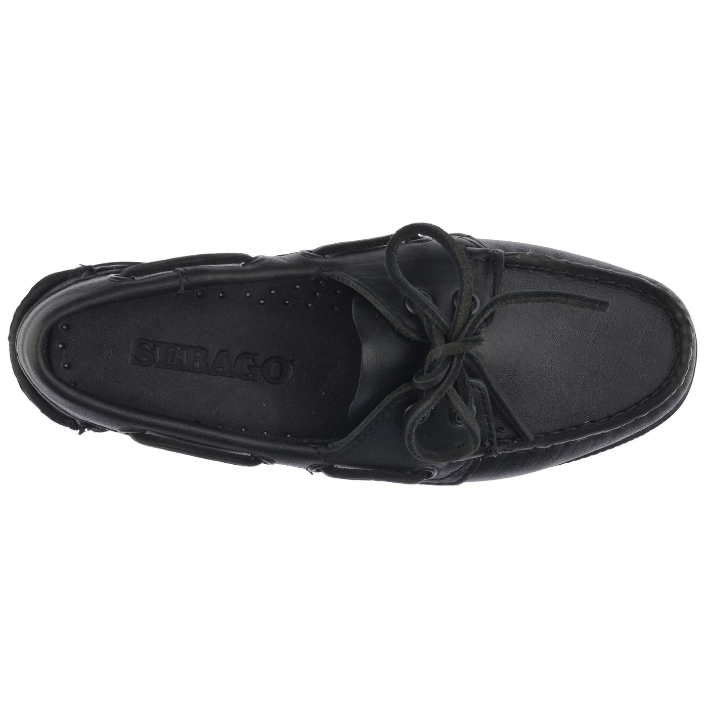 Docksides Woman DOCKSIDES PORTLAND WOMAN Mocassin TOTAL BLACK Dressed Back (jpg Rgb)		