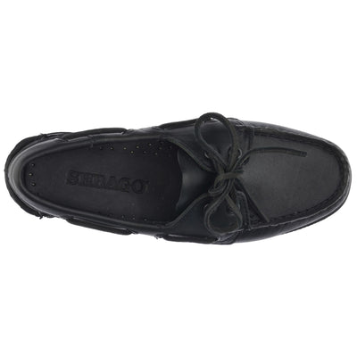 Docksides Woman DOCKSIDES PORTLAND WOMAN Mocassin TOTAL BLACK Dressed Back (jpg Rgb)		