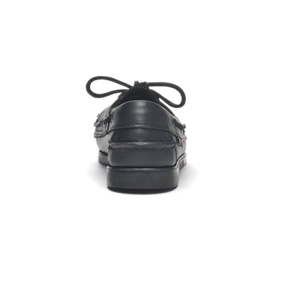 Docksides Woman DOCKSIDES PORTLAND WOMAN Mocassin TOTAL BLACK Detail (jpg Rgb)			
