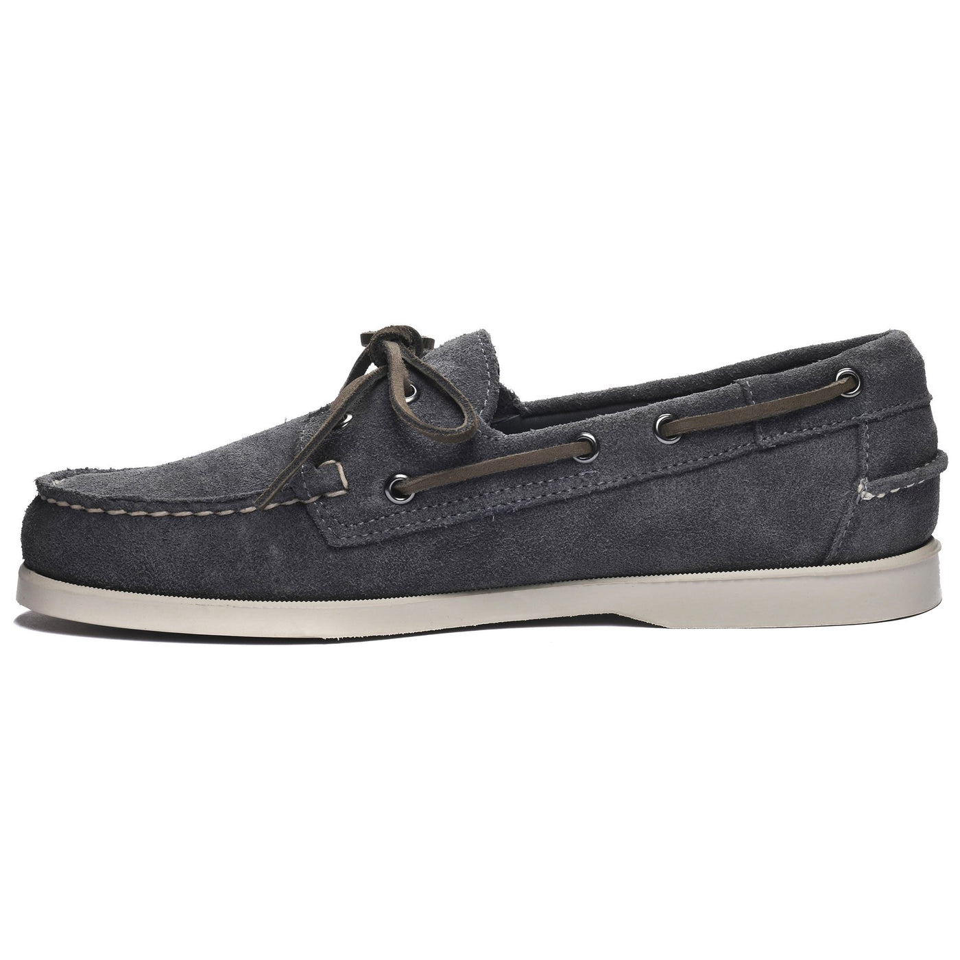 Docksides Man DOCKSIDES PORTLAND SUEDE Mocassin DK GREY Dressed Side (jpg Rgb)		