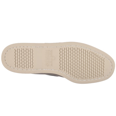 Docksides Man DOCKSIDES PORTLAND NUBUCK Mocassin MID GREY Dressed Front (jpg Rgb)	
