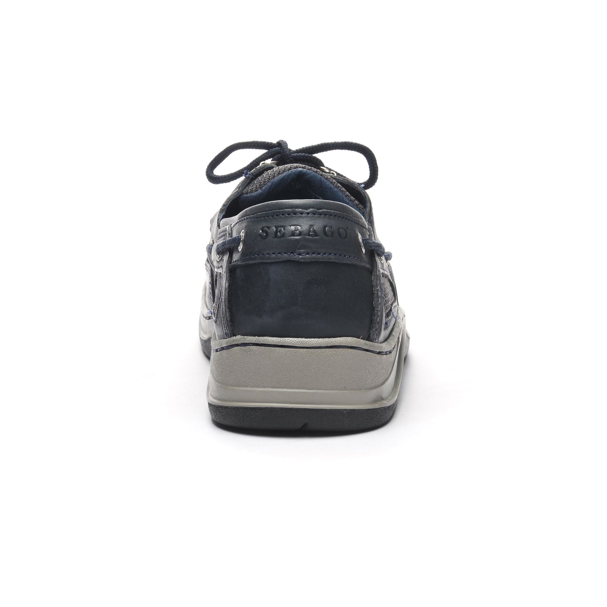 Moc Man CLOVEHITCH II FGL WAXED Low Cut BLUE NAVY DK GREY Sebago