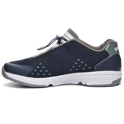 Sneakers Woman CYPHON SEA SPORT WOMAN Low Cut BLUE NAVY Dressed Side (jpg Rgb)		