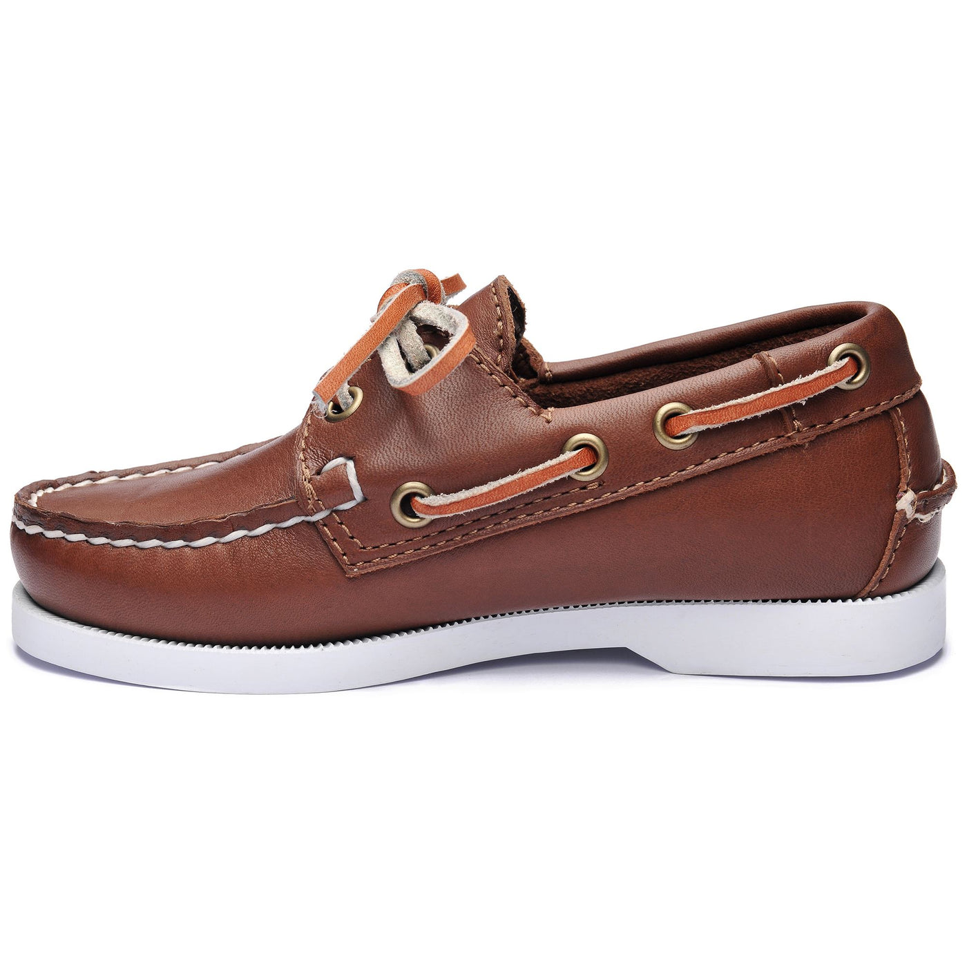 Docksides Kid unisex Docksides Portland Kid Mocassin BROWN Dressed Side (jpg Rgb)		