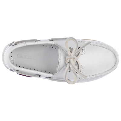 Docksides Kid unisex Docksides Portland Kid Mocassin WHITE Dressed Back (jpg Rgb)		
