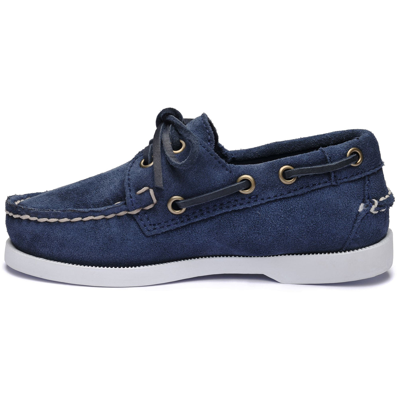 Docksides Kid unisex Docksides Portland Suede K Mocassin BLUE NAVY Dressed Side (jpg Rgb)		
