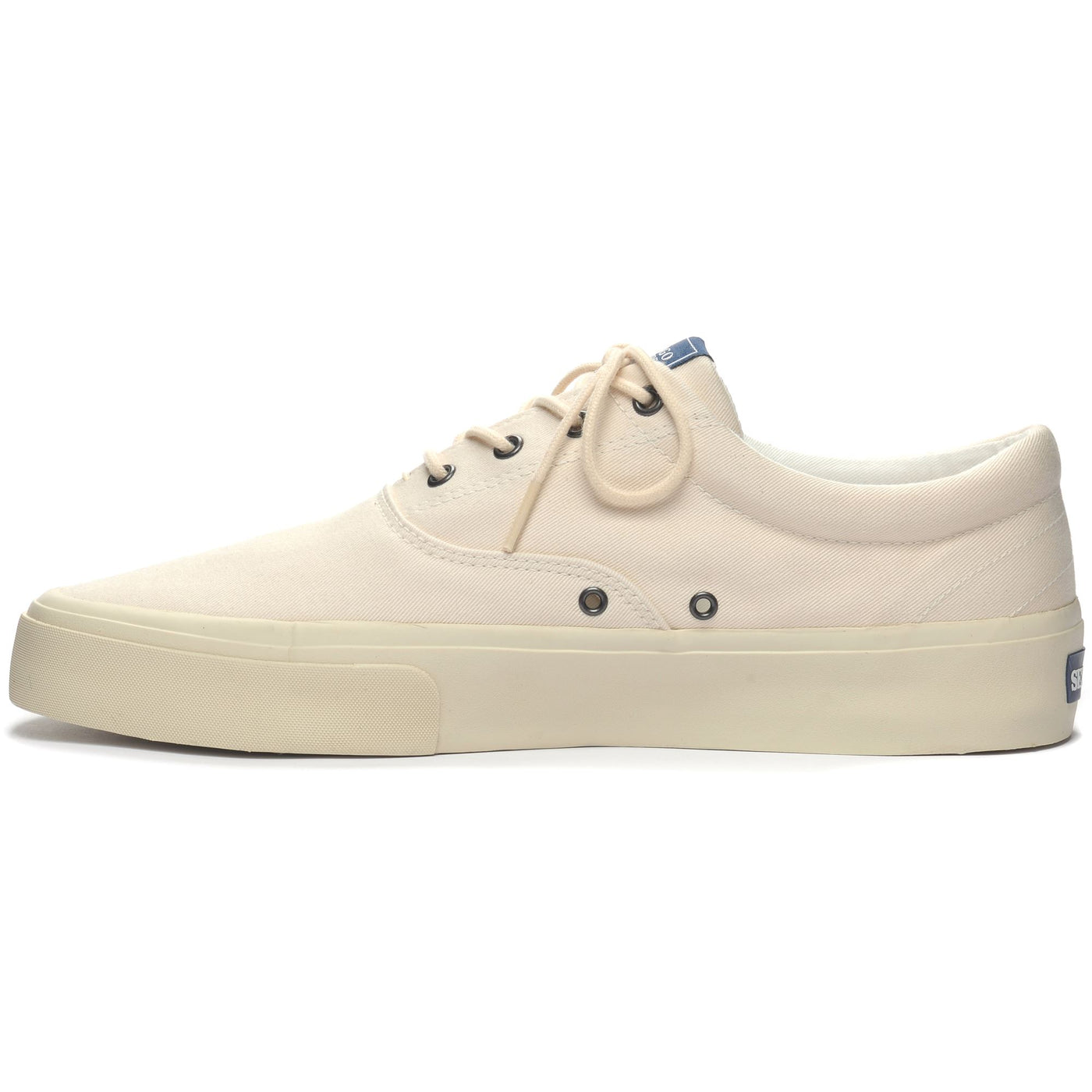 Sneakers Man JOHN Low Cut ECRU Dressed Side (jpg Rgb)		