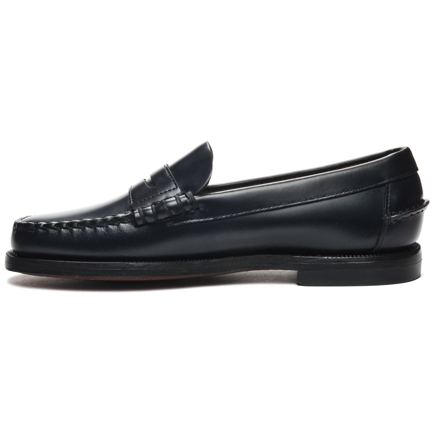 Moc Woman CLASSIC DAN WOMAN Moccasin BLUE NAVY Dressed Side (jpg Rgb)		