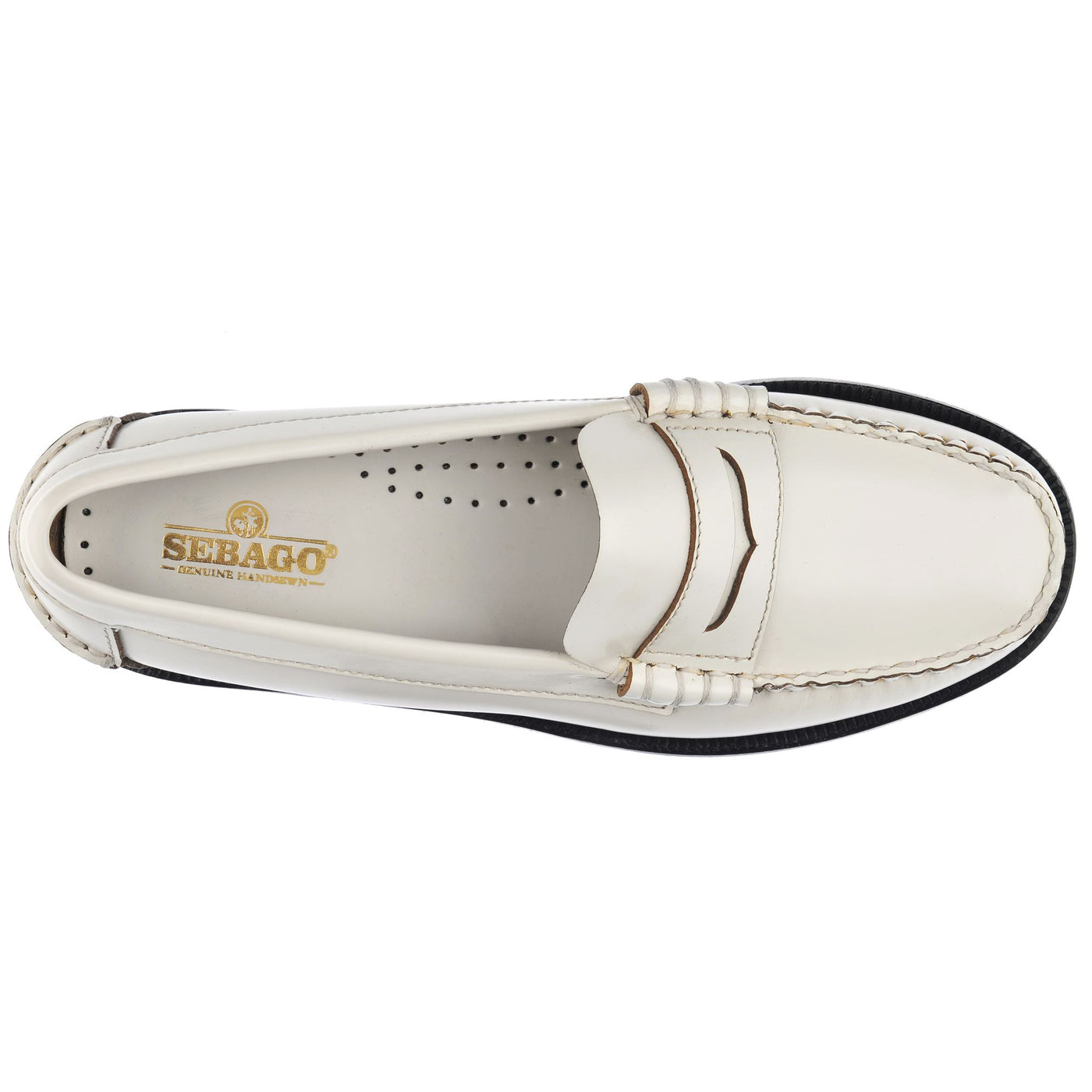 Moc Woman CLASSIC DAN WOMAN Moccasin WHITE Dressed Back (jpg Rgb)		