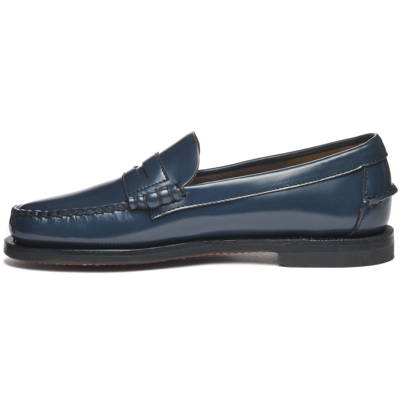 Moc Woman CLASSIC DAN WOMAN Moccasin BRILLIANT BLUE Dressed Side (jpg Rgb)		