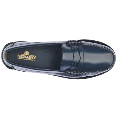 Moc Woman CLASSIC DAN WOMAN Moccasin BRILLIANT BLUE Dressed Back (jpg Rgb)		