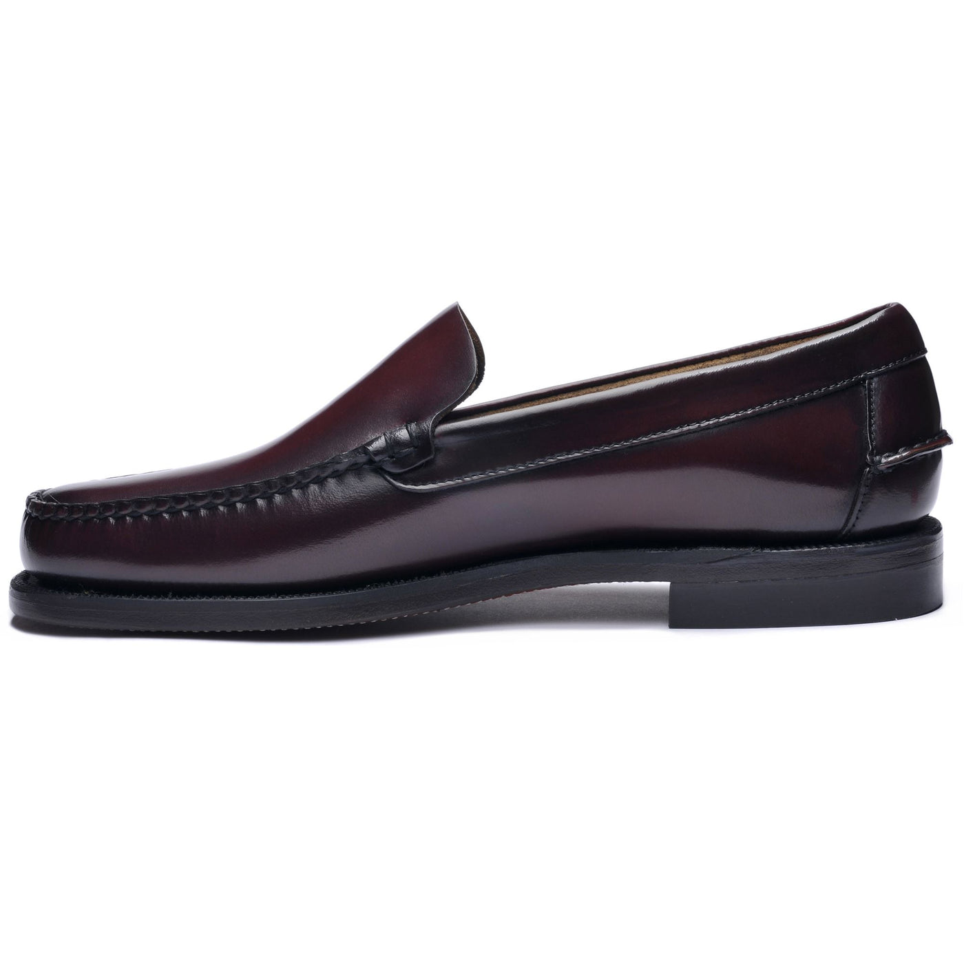 Moc Man FRANK Moccasin BROWN BURGUNDY Dressed Side (jpg Rgb)		