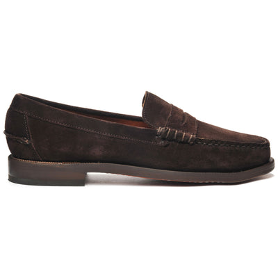 Moc Man CLASSIC DAN SUEDE Moccasin DK BROWN Photo (jpg Rgb)			