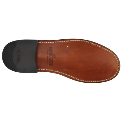 Moc Man CLASSIC DAN SUEDE Moccasin ALMOND Dressed Front (jpg Rgb)	